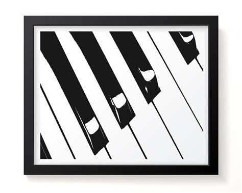 Piano Keys Fine Art Print Keyboard Piano Print Etsy