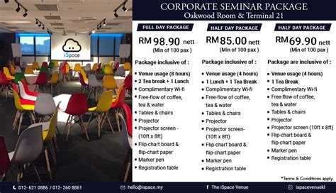 Seminar And Training Package In Kl 2019 Event Space And Event Venue Kuala