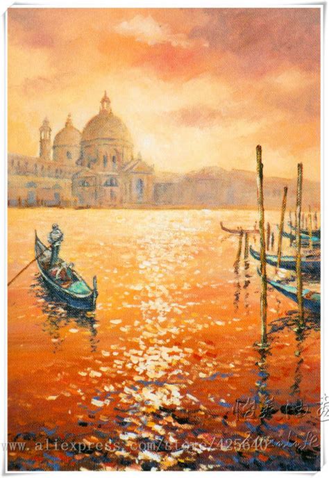 Venice Oil Painting Italian Landscape Oil Painting On Canvas Hight