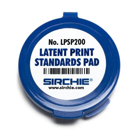 Latent Print Standards Pad Chemical Latent Development Forensic