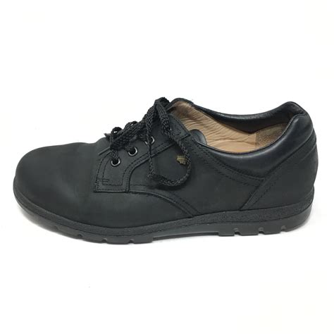 Womens Finn Comfort Oxfords Shoes Size 10d Us75c Uk Black Leather