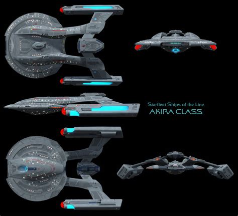 Akira Class Starship High Resolution By Enethrin On Deviantart