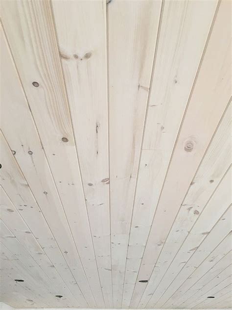 Real Scandinavian White Washing And Installing The Pine Ceiling