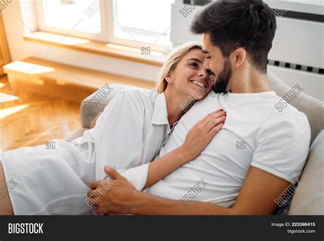 Romantic Cute Couple Image And Photo Free Trial Bigstock