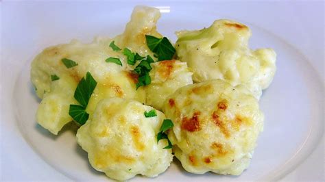 Blumenkohl Überbacken Blumenkohl überbacken mit Käse Lauch