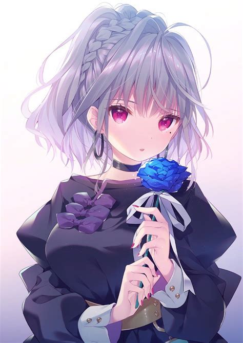 Find funny gifs, cute gifs, reaction gifs and more. Anime Girl Chibi Silver Hair | Silver Wallpapers