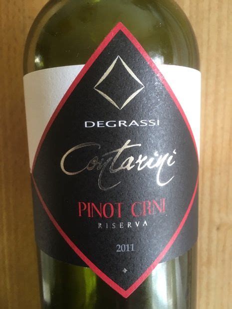 2011 Degrassi Pinot Crni Riserva Contarini Croatia Istria And Kvarner Istra Zapadna Istra