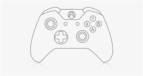 Xbox One Controller Line Drawing Xbox One Controller Cricut 600x400