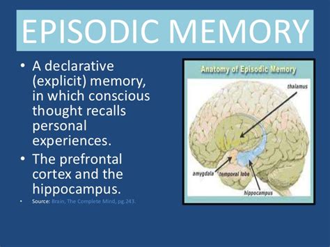 Semantic And Episodic Memory Mindauthor