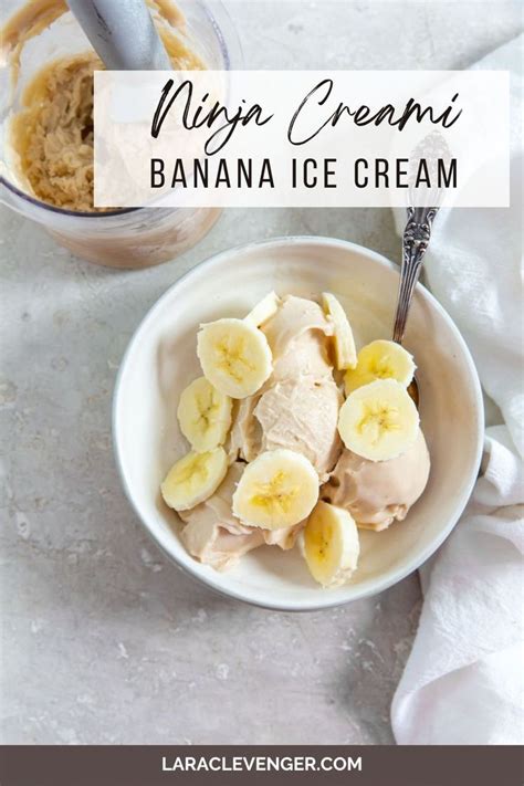 Protein Packed Ninja Creami Banana Ice Cream