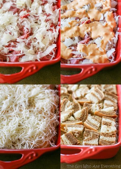 And, please note that we are using corned beef and not corned beef hash, there is a difference. Reuben Casserole | The Girl Who Ate Everything