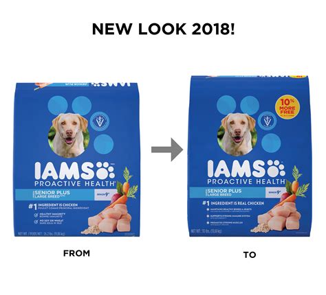 Iams Proactive Health Senior Plus Dry Dog Food For Large Dogs Chicken