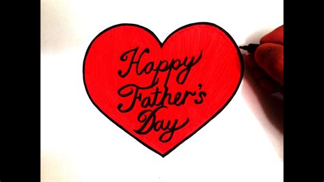 Father s day cartoon poster background. How to Draw a Happy Father's Day Heart - Easy for ...
