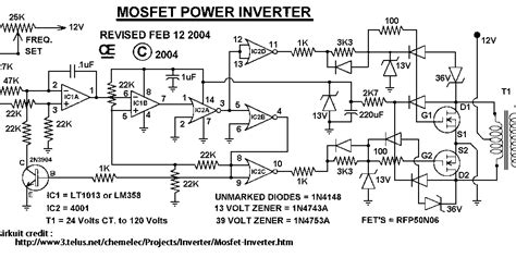 Skema Rangkaian Inverter 1000 Watt