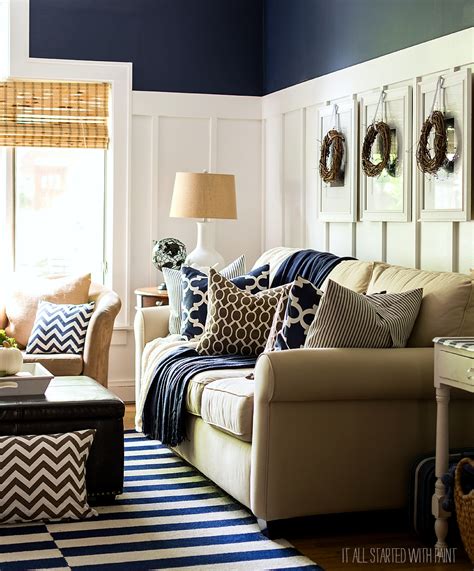 Navy Blue Living Room Decorating Ideas