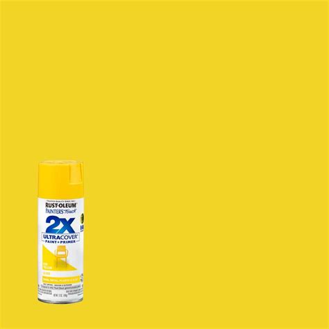 Rust Oleum Painters Touch 2x 12 Oz Gloss Sun Yellow General Purpose