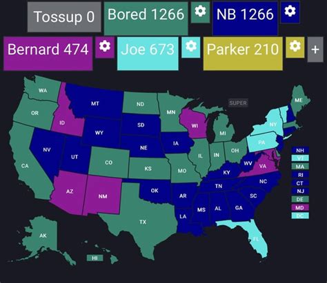 New Democratic Primary Polling Map Bored Makes Huge Gains In