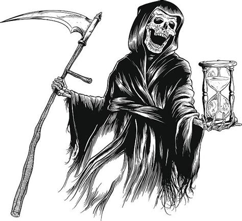 Grim Reaper Illustrations Royalty Free Vector Graphics