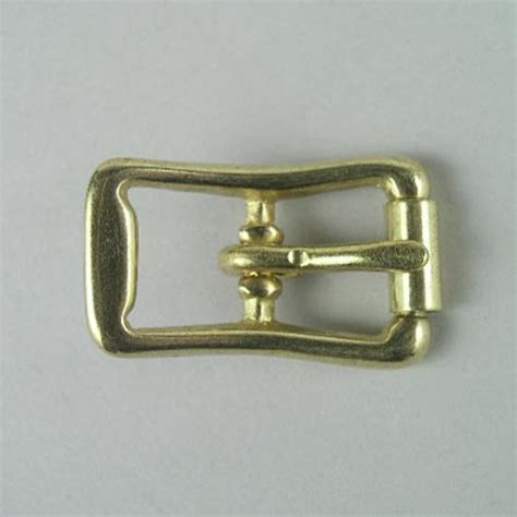 12 Inch Polished Solid Brass Roller Buckle A5 Leathersmith Designs