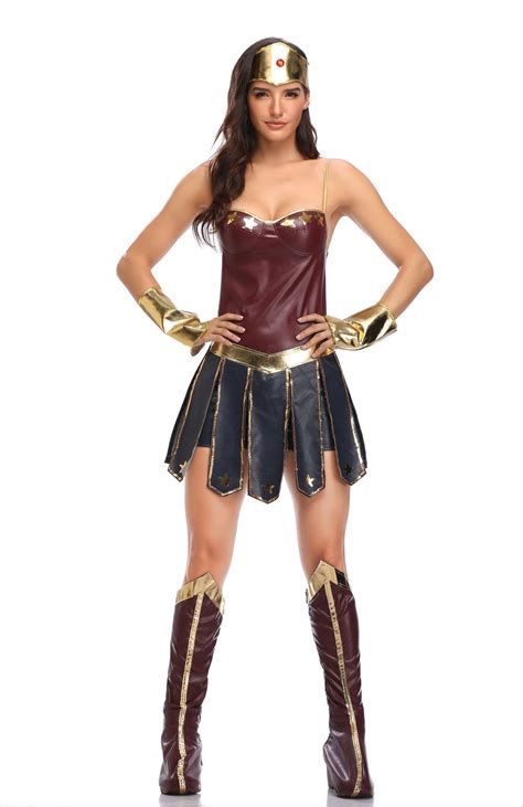 Until gal gadot embodied diana, princess of the amazons from the island themyscira, in 2017's feature film, lynda carter personified wonder woman. Wonder Woman Cosplay Cheap Halloween Costume On Sale For ...