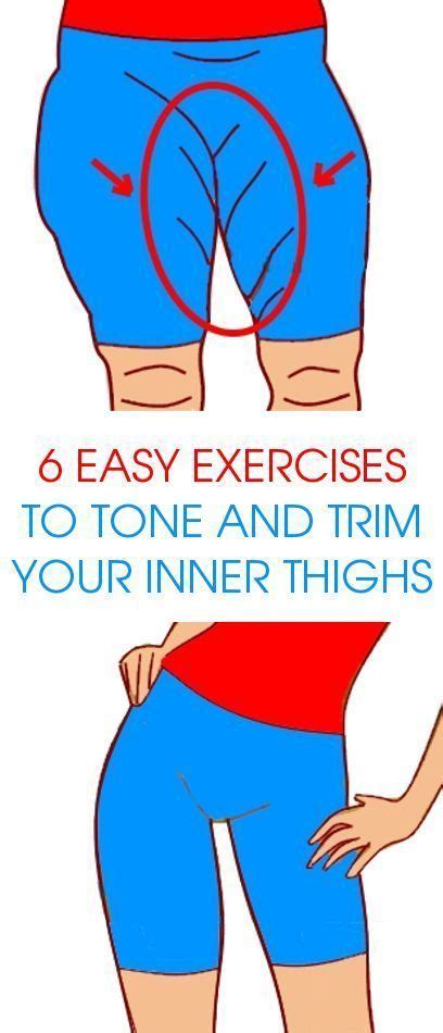 6 easy exercises to tone and trim your inner thighs easy workouts exercise thigh exercises