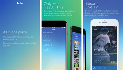 However, the big dogs include directv now, hulu tv, playstation vue, sling tv, and youtube tv. Hulu Merges Live TV App Features into its Core iOS App ...