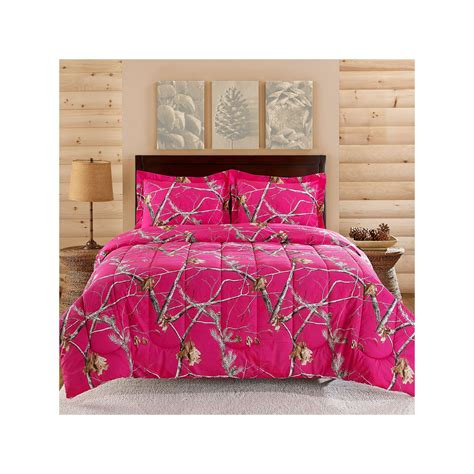 It comprises of a pillow and a pillow case, sheet, and bed skirt set by regal comfort camo bedding set for rustic lodge or hunters. Realtree Camo Comforter Set | Camo comforter sets, Camo ...
