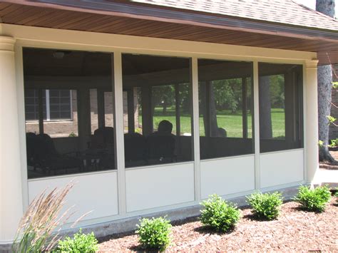 Aluminum Screened Porch Panels At Deck Builder Outlet