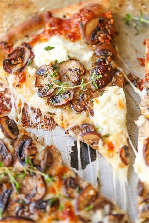 White Mushroom Pizza Inspired Recipe