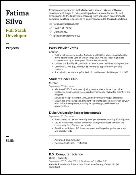 College Graduate Resume Example Template Muse Job Res Vrogue Co
