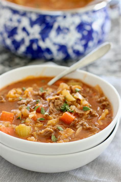 The Best Cabbage Roll Soup Laughing Spatula