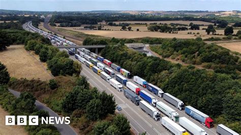 Operation Brock To Be Deployed On M20 Due To Ferry Demand Bbc News