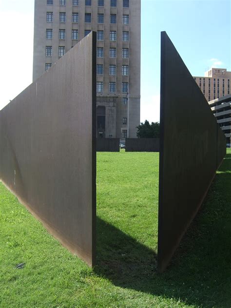 Twain A Large Richard Serra Sculpture Downtown Jg Park Flickr