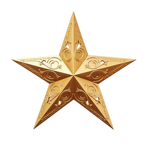 Golden Star Background Decoration Cutout Gold Golden Star Png