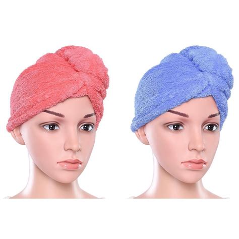 Uarter Hair Turban Towel Twist Wrap Fast Drying Absorbent Microfiber