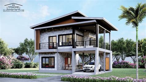 Double Storey House Plan With Spacious Balcony Cool House Concepts