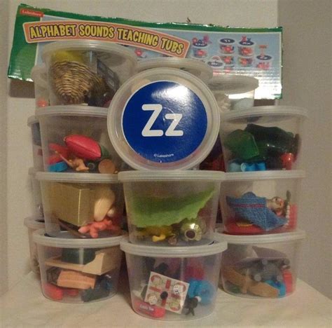 Lakeshore Learning Alphabet Sounds Teaching Tubs 1843601128