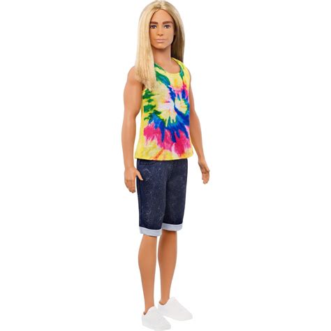 Barbie Ken Fashionistas Doll With Long Blonde Hair Walmart Com