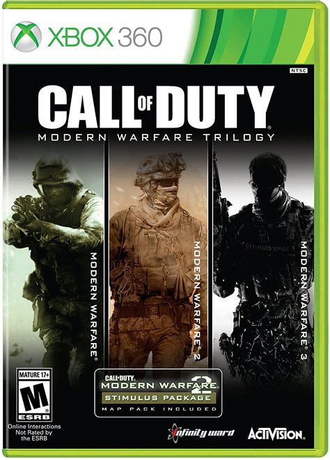 Call Of Duty Modern Warfare Trilogy Collection Xbox 360 Game Games