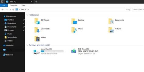 Signs Of A Dark Theme For Classic File Explorer Appear In Windows 10