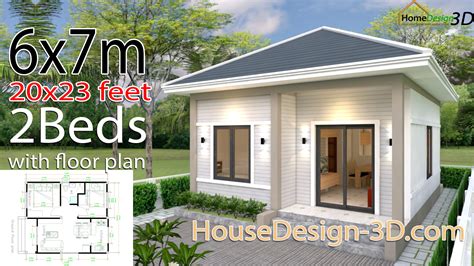 Small House Design 7x7 With Bedrooms House Plans 3d Ph