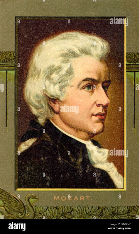 Wolfgang Amadeus Mozart Portrait Austrian Composer 27 January 1756