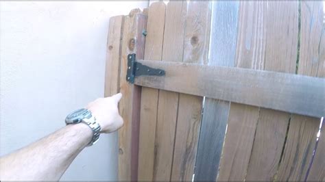 Fixing A Sagging Gate And Replacing A Fence Post The Handyman Youtube