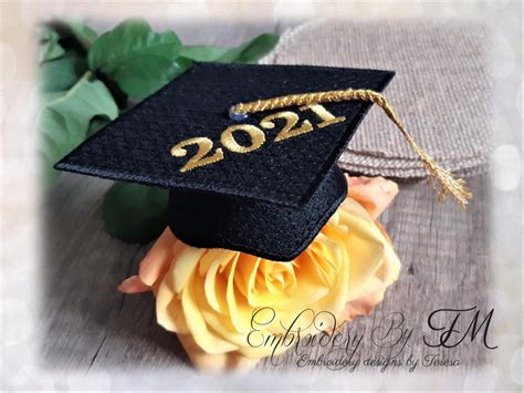 2023 Graduation Cap 3d And 2d Two Variations For 3d Fsl Or Felt