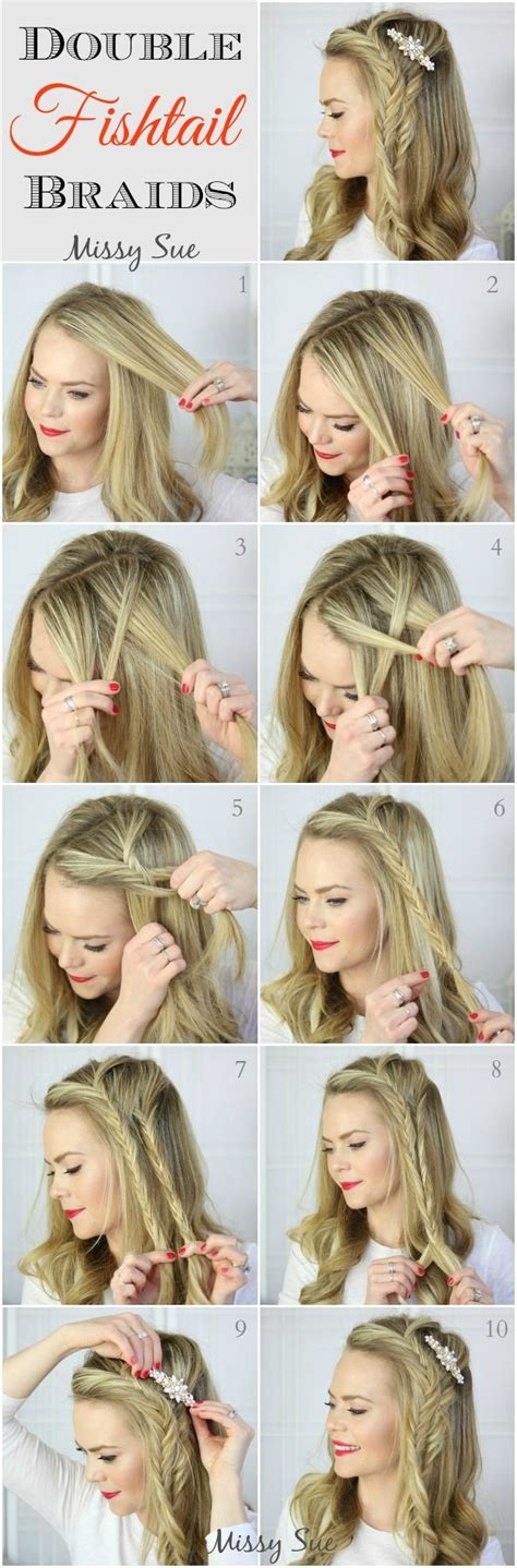 A french braid hairstyle is also known as tresse africaine, which is a type of braided hairstyle, where the hair is split to three strands and braided together from the crown of the head to the tip. 12 Amazing French Braid Hairstyles Tutorials - Pretty Designs