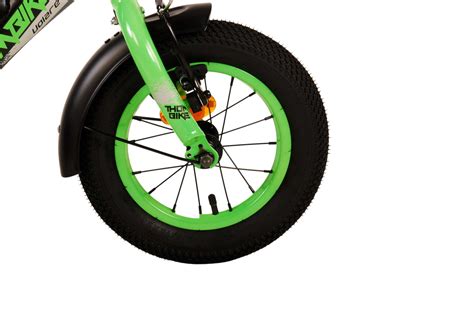 Volare Thombike Childrens Bike Boys 12 Inch Black Green