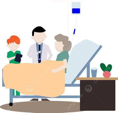Wards Png Transparent Cartoon Hospital Doctor Ward Round Element Hand