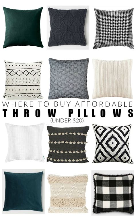 Where To Buy Cheap Throw Pillows Under 20 Little House Of Four