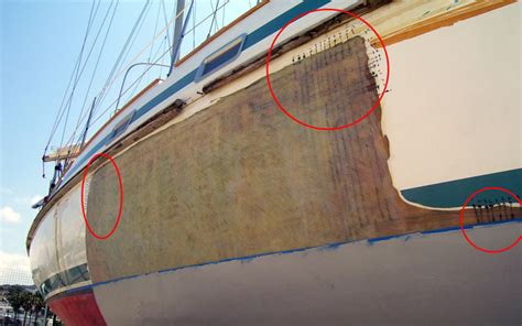 No02 Repair Of Balsa And Core Osmosis Gallery Yachtworks Bodrum