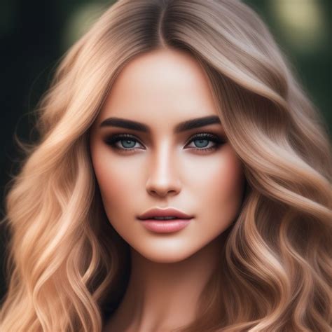 Dopey Fly Color Photo Of A Beautiful Woman Long Blonde Hair Beautiful Skin Perfect Face